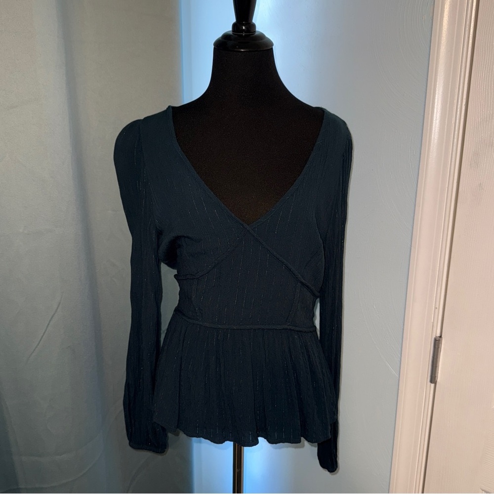 Knox Rose Deep Teal Blouse